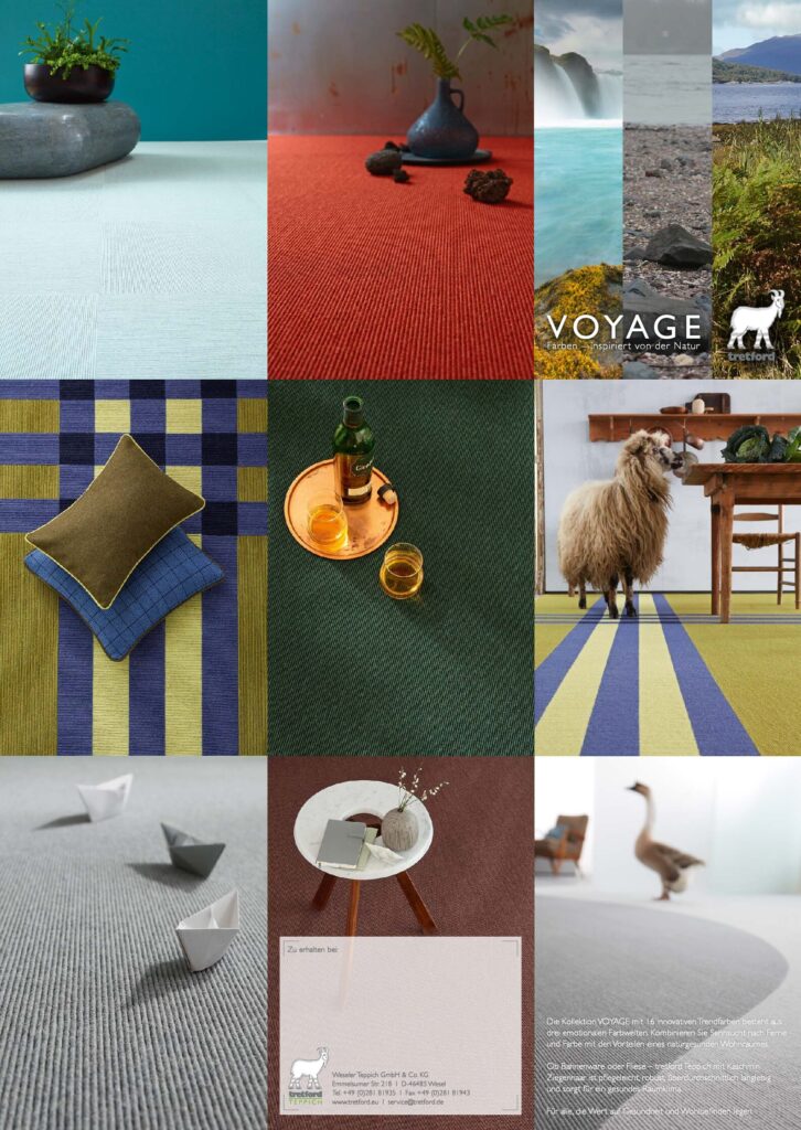 tretford VOYAGE – 16 Trendfarben