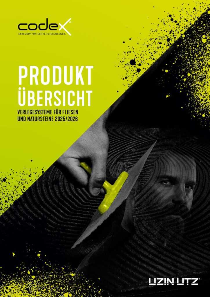 codex Produktübersicht 2025/2026 – Verlegesysteme