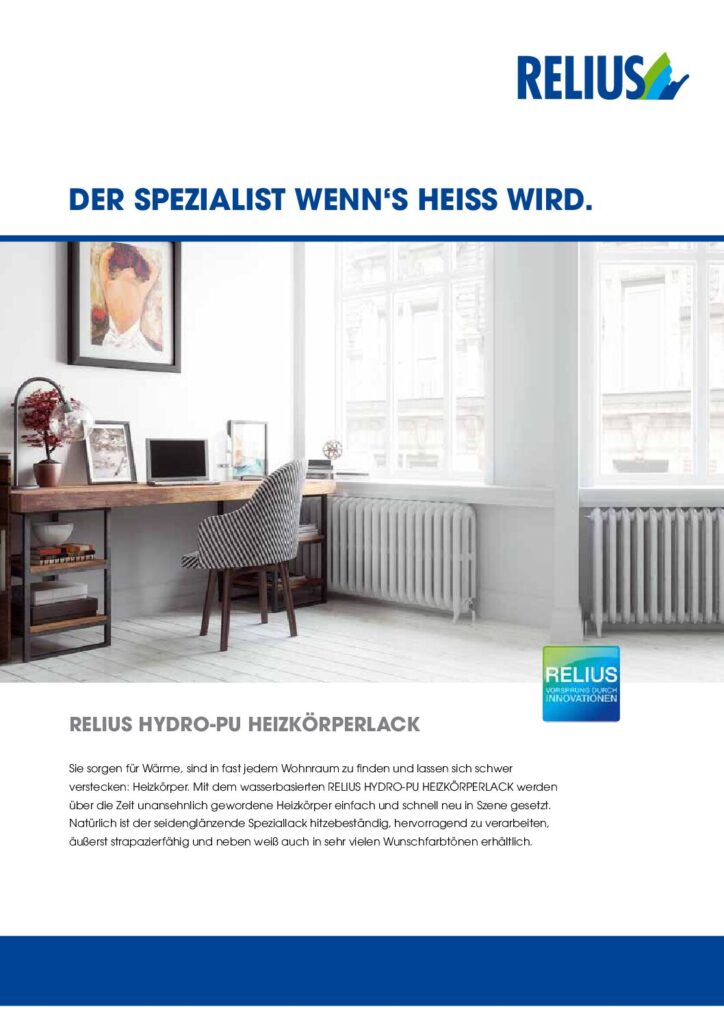 RELIUS HYDRO-PU Heizkörperlack