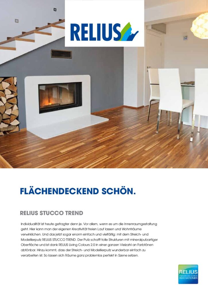 RELIUS Stucco Trend – Streich- und Modellierputz